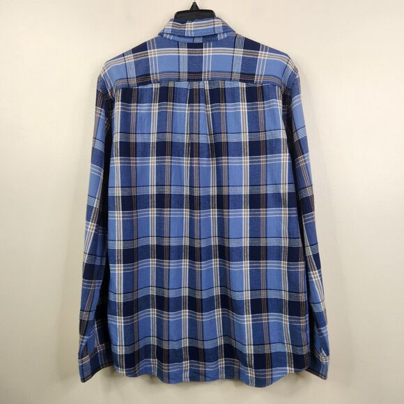 NEW Gap Standard Fit Long Sleeve Plaid Single Pocket Button Down Shirt Large - Picture 5 of 7